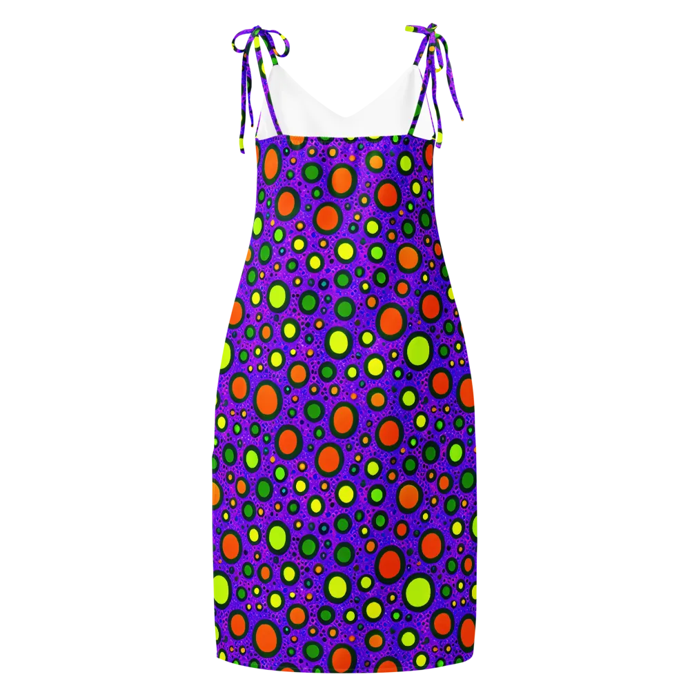 Luminous Bubbles on Slip Dress — Back