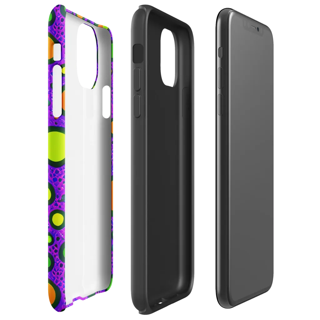 Luminous Bubbles on Tough Case for iPhone® — Right