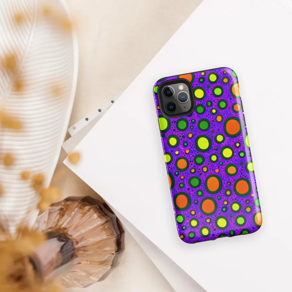 Luminous Bubbles on Tough Case for iPhone® — Front