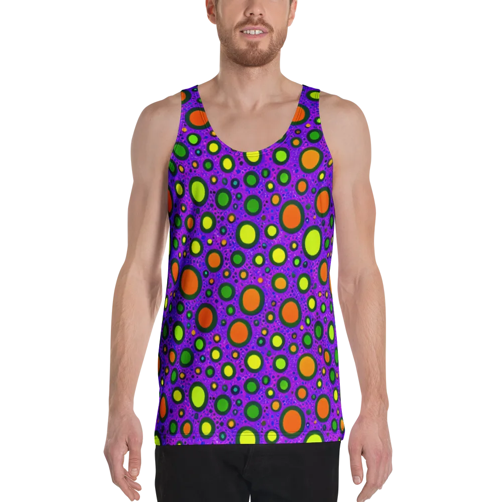 Luminous Bubbles on Men's Tank Top — Front