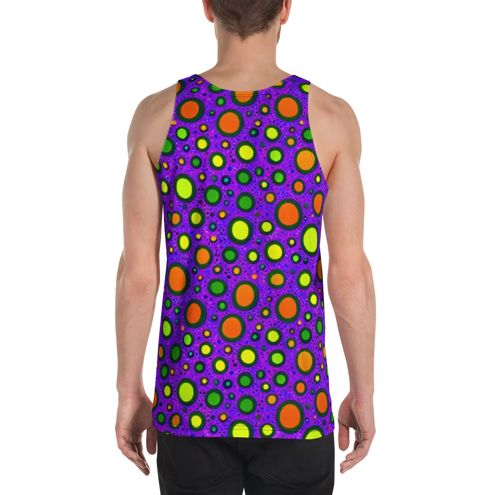 Luminous Bubbles on Men's Tank Top — Back