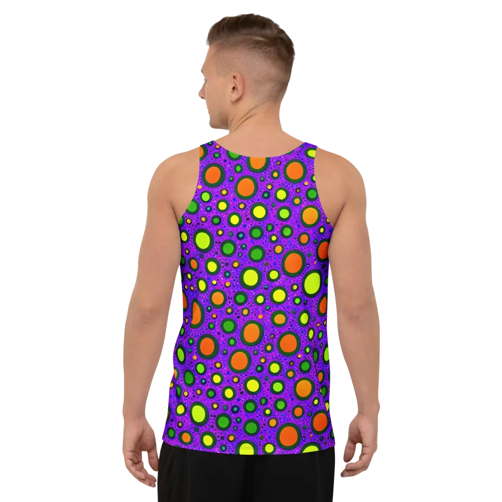 Luminous Bubbles on Men's Tank Top — Back