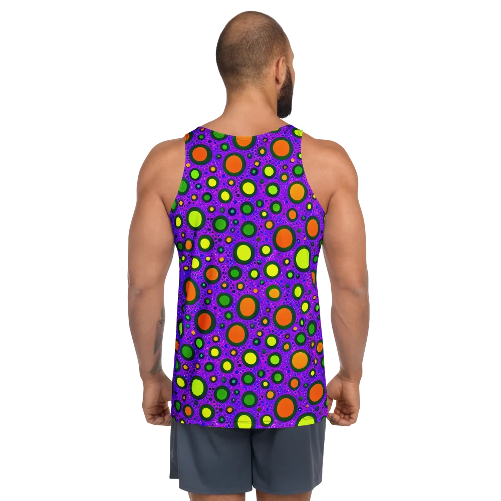 Luminous Bubbles on Men's Tank Top — Back