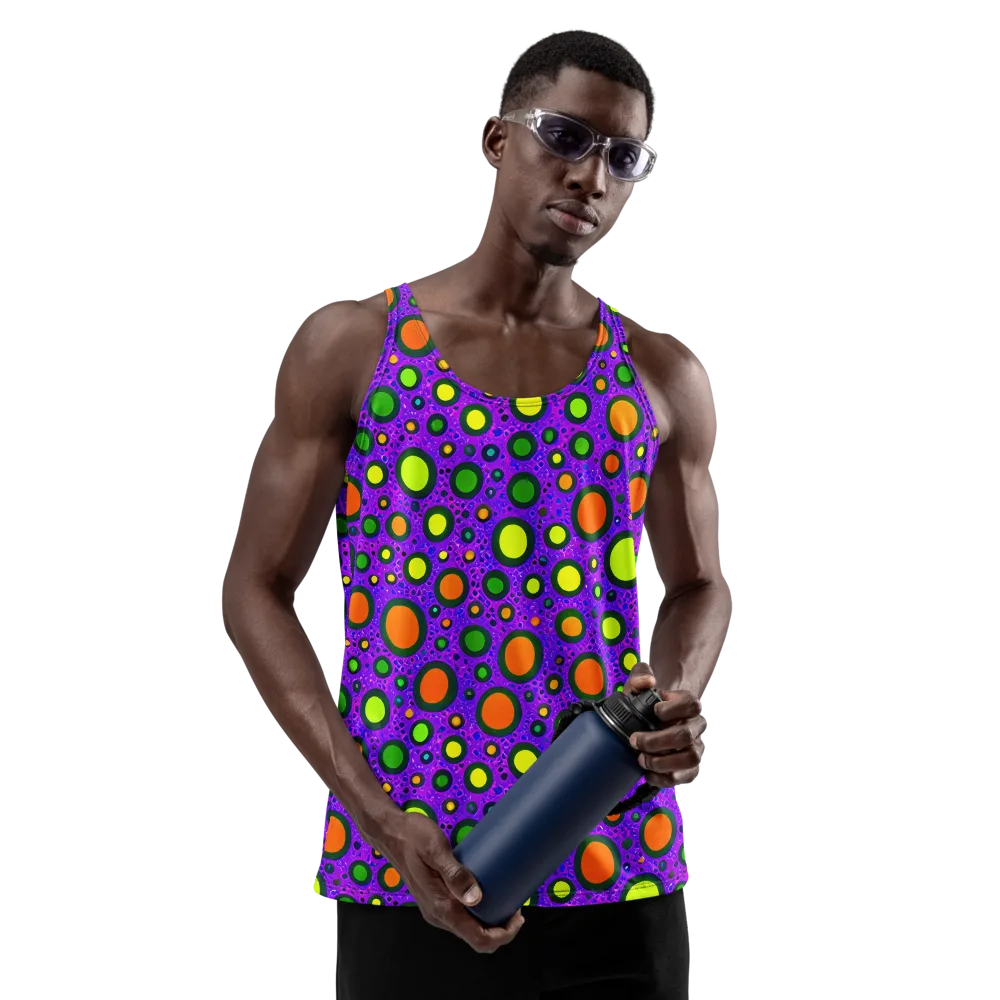 Luminous Bubbles on Men's Tank Top — Front