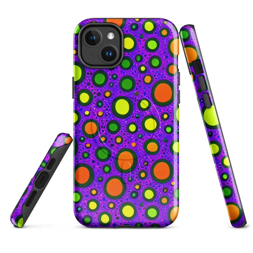 Luminous Bubbles on MagSafe Tough Case for iPhone® — Front