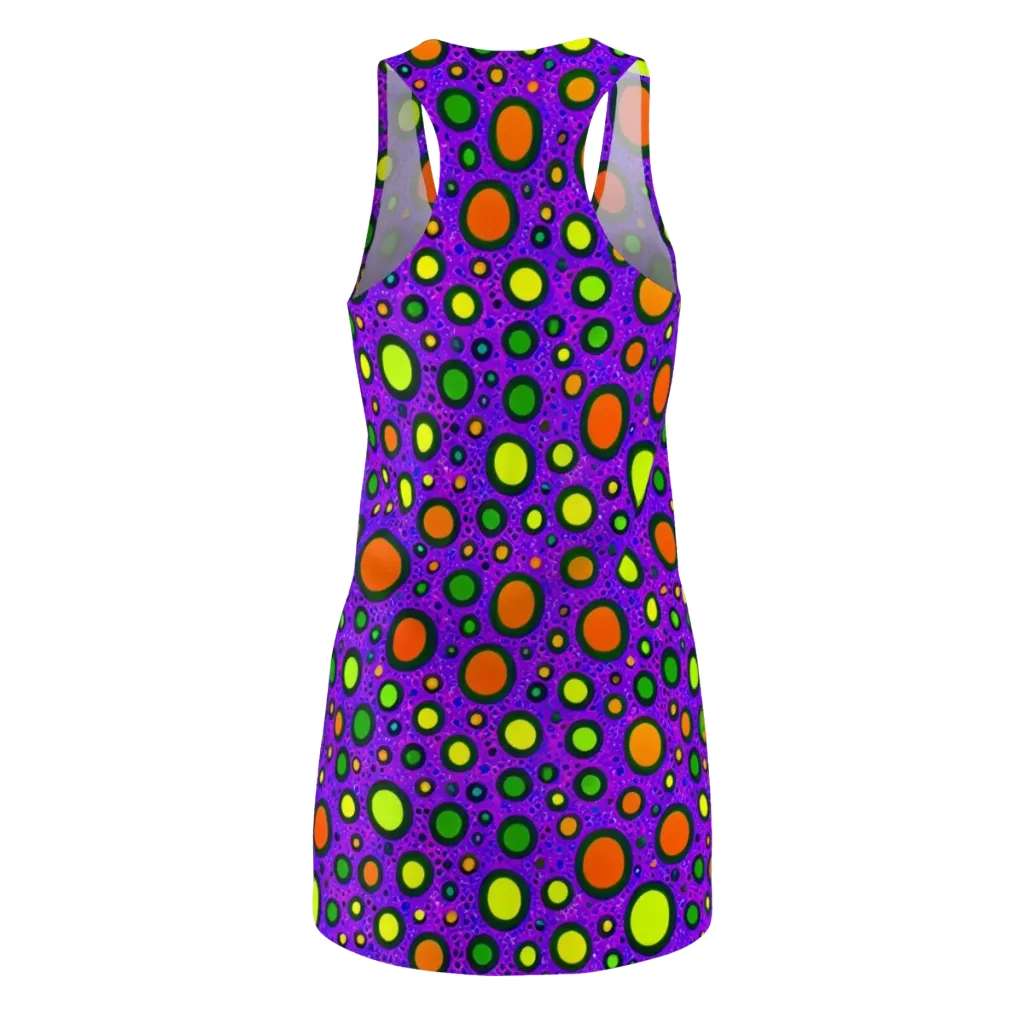Luminous Bubbles on Racerback Dress — Back