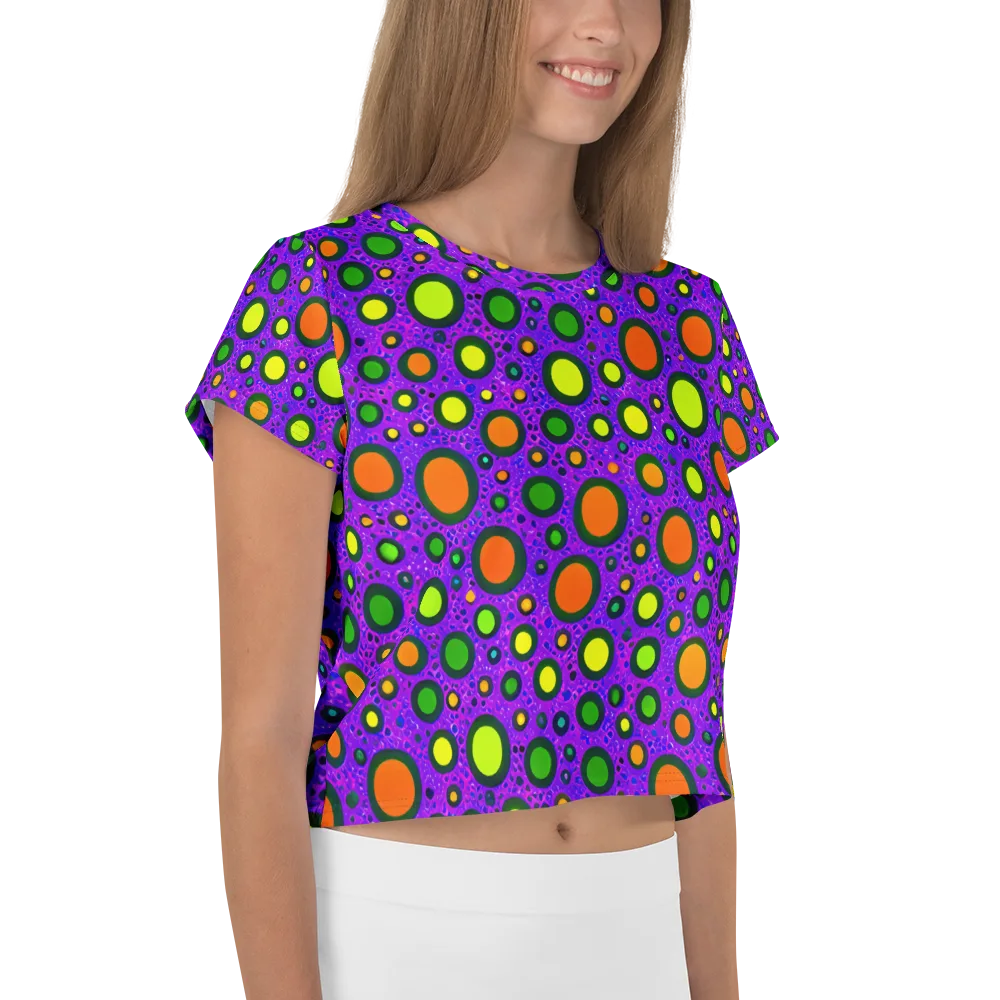 Luminous Bubbles on Crop Tee — Right