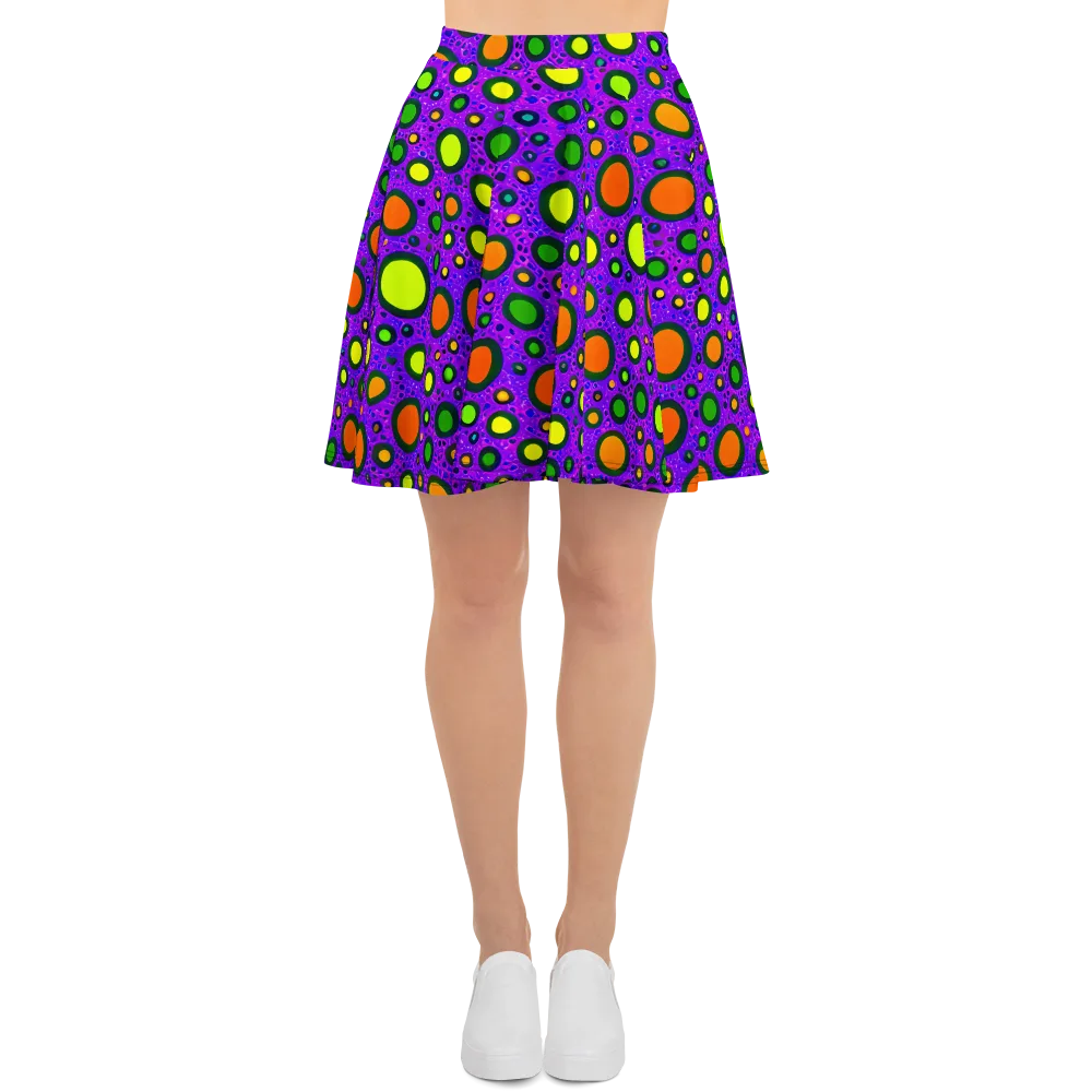 Luminous Bubbles on Skater Skirt — Front