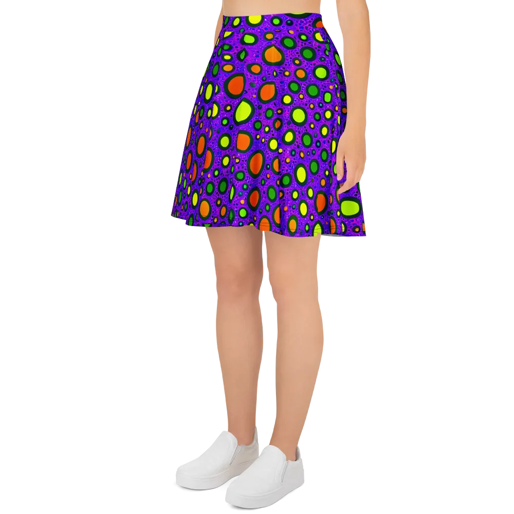 Luminous Bubbles on Skater Skirt — Left