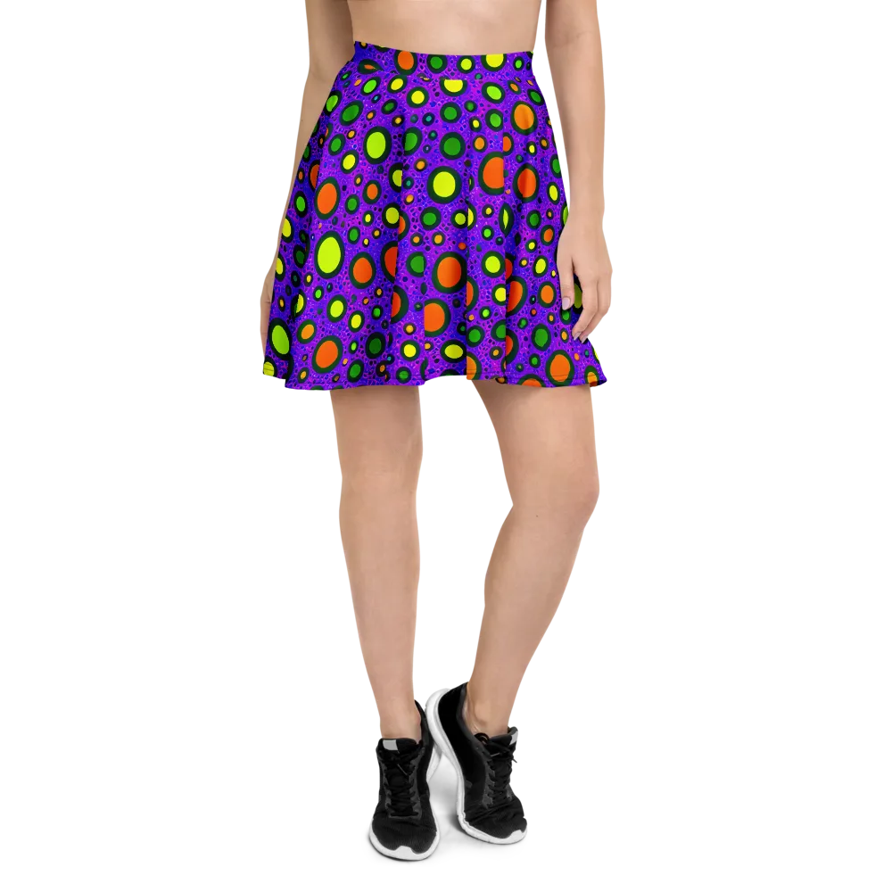 Luminous Bubbles on Skater Skirt — Front