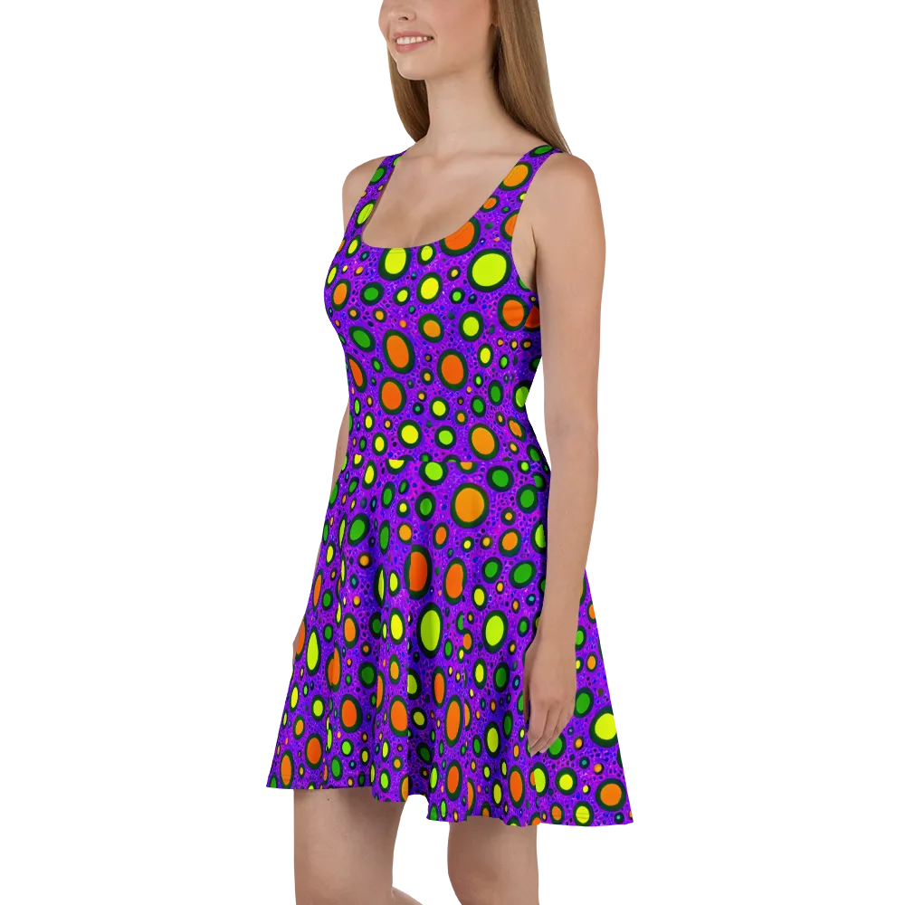 Luminous Bubbles on Skater Dress — Left