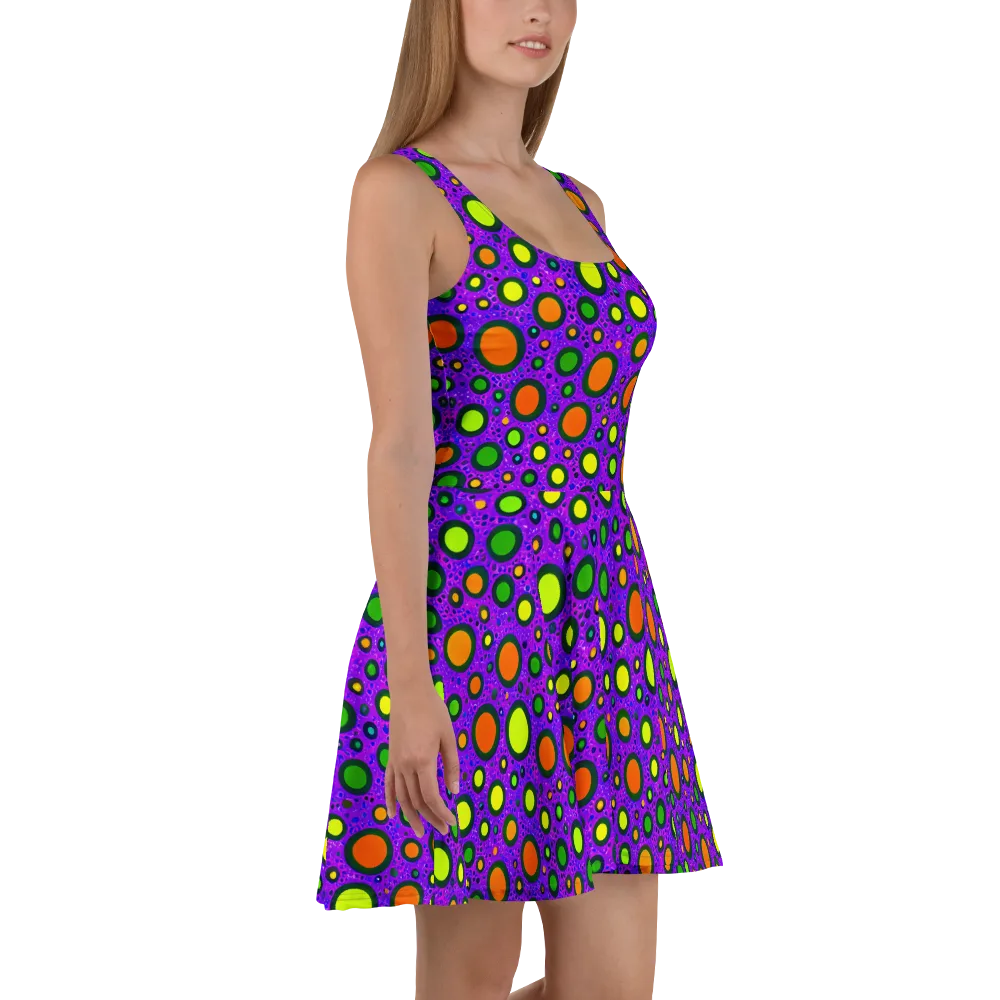 Luminous Bubbles on Skater Dress — Right