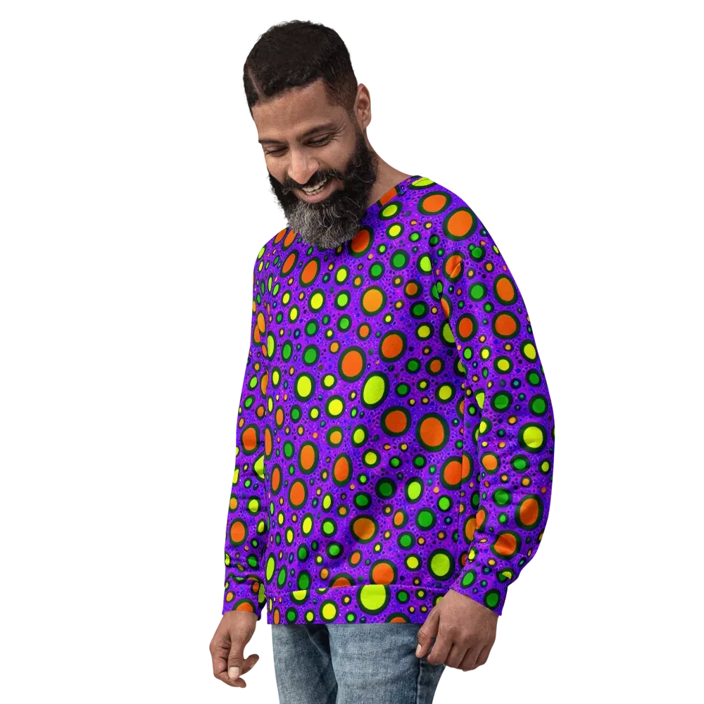 Luminous Bubbles on Sweatshirt — Left Front