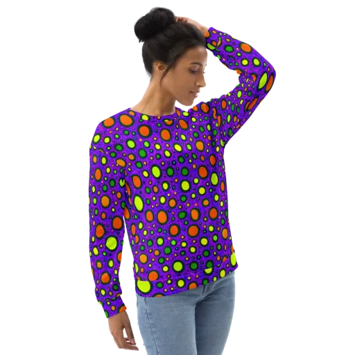 Luminous Bubbles on a Sweatshirt