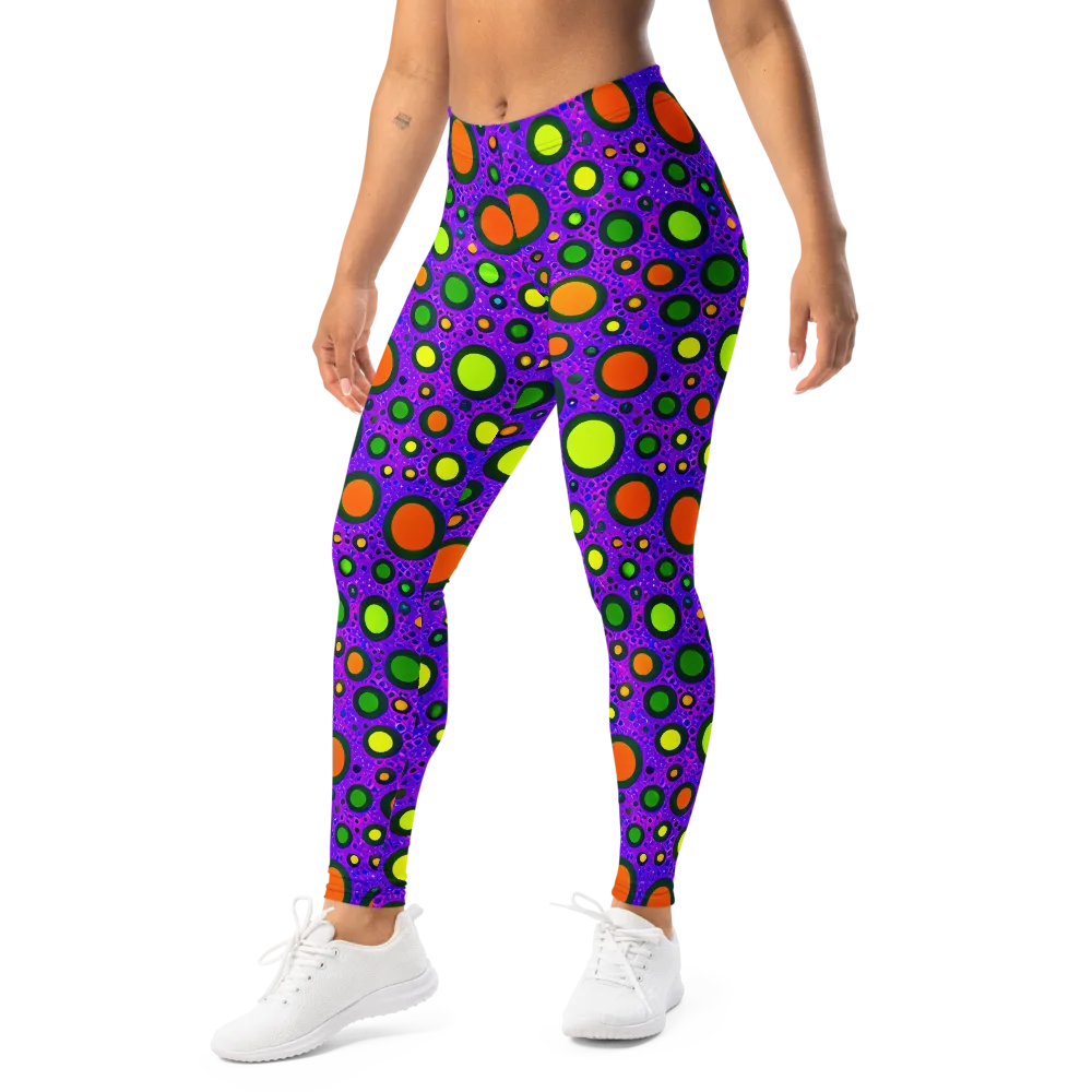 Luminous Bubbles on Leggings — Left Front