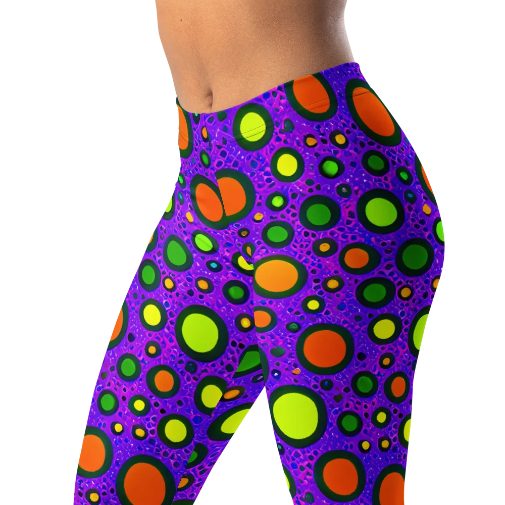 Luminous Bubbles on Leggings — Left Front