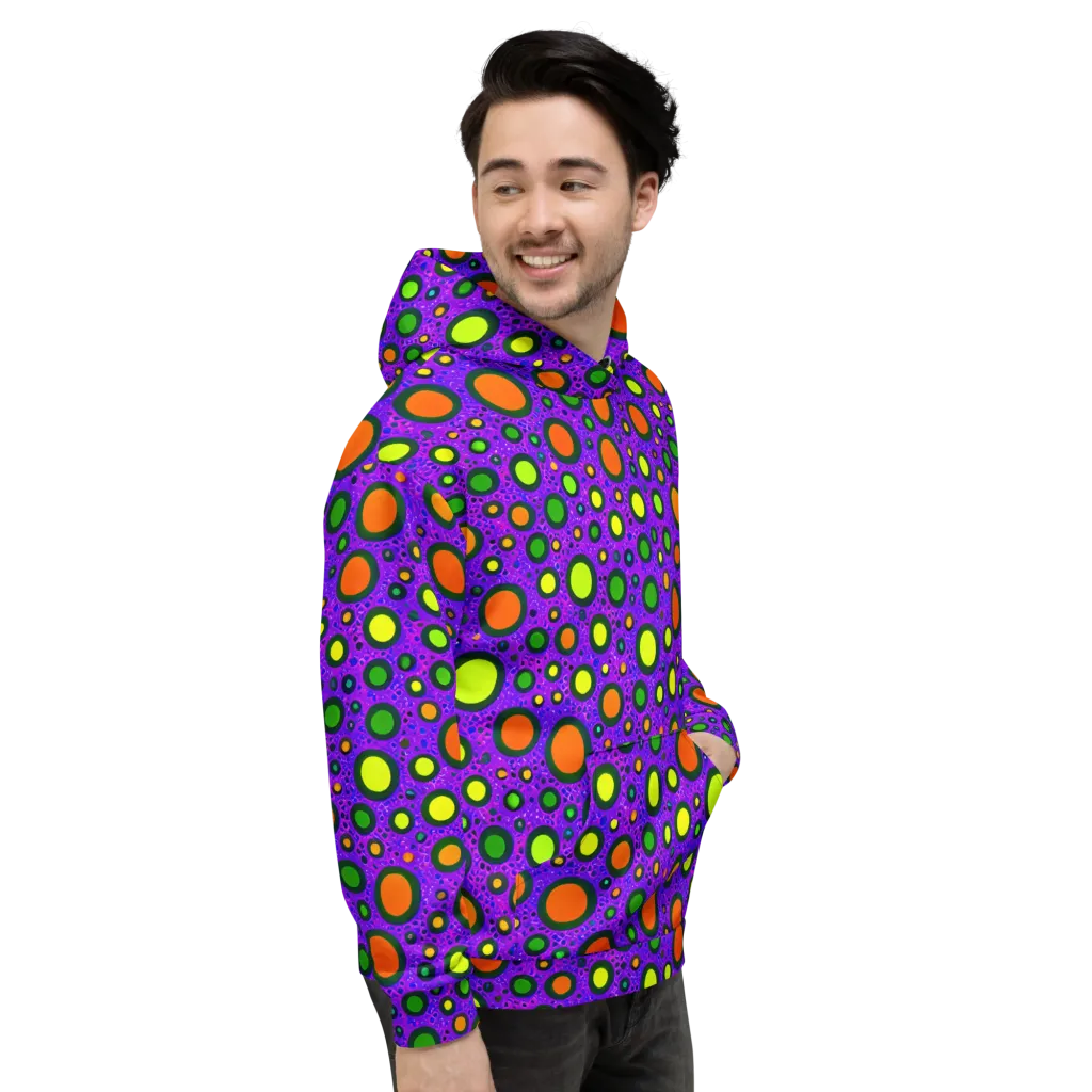 Luminous Bubbles on Hoodie — Right