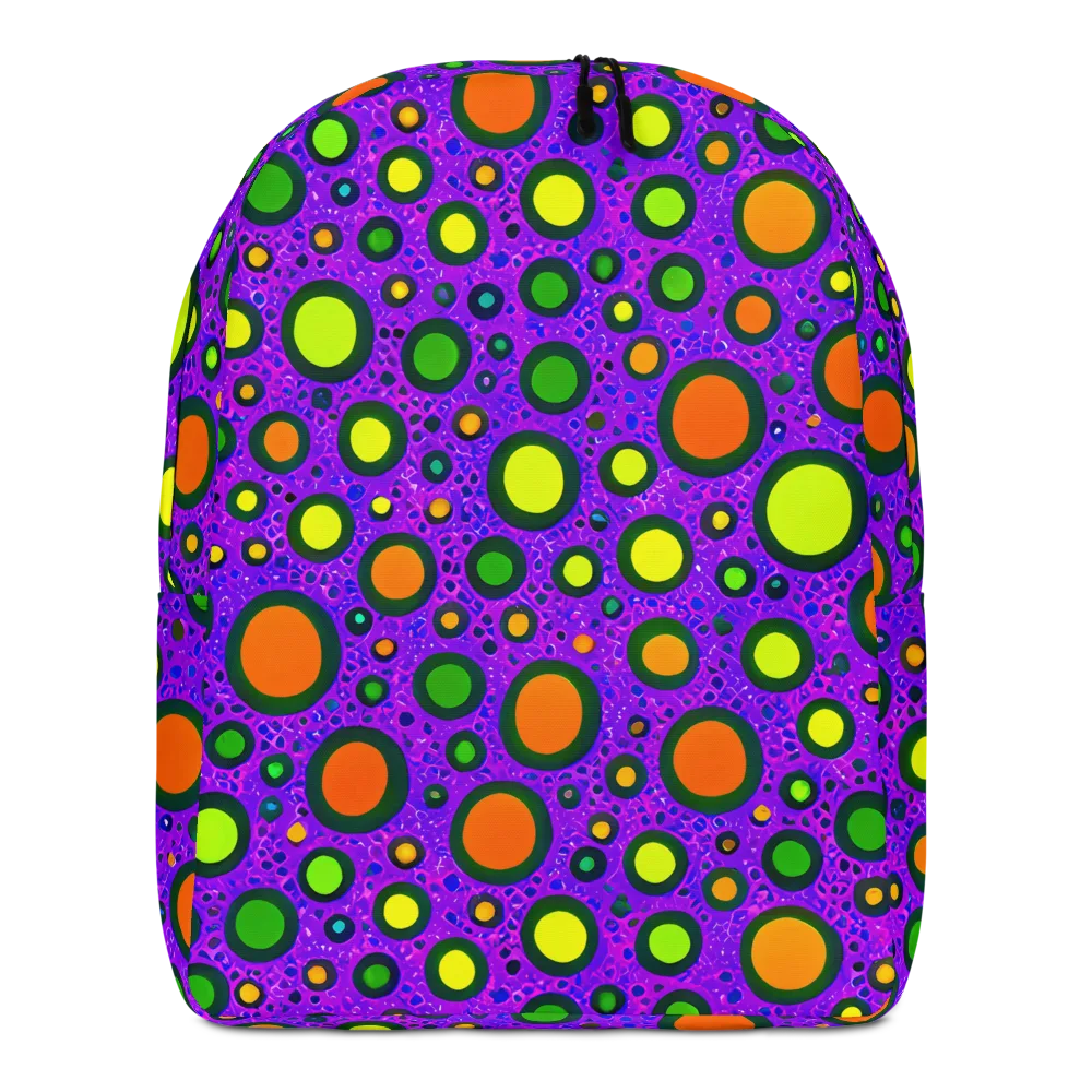 Luminous Bubbles on Minimalist Backpack — Front