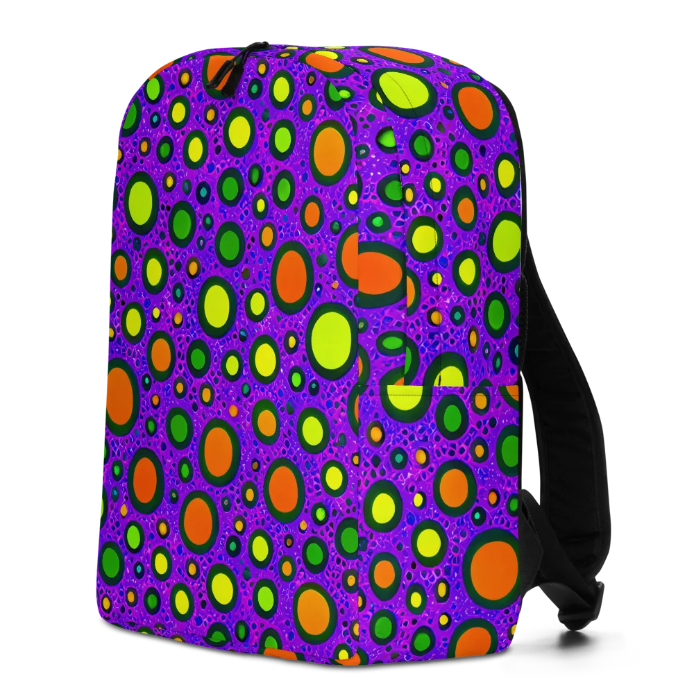 Luminous Bubbles on Minimalist Backpack — Left