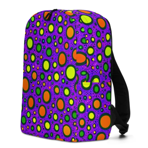 Luminous Bubbles on a Minimalist Backpack