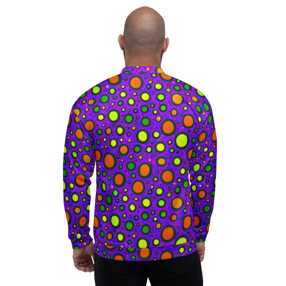 Luminous Bubbles on Bomber Jacket — Back