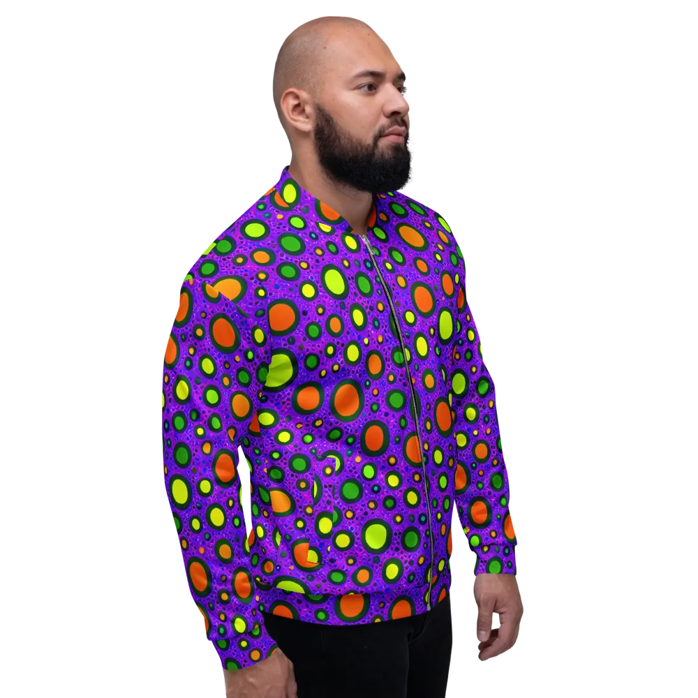 Luminous Bubbles on Bomber Jacket — Right