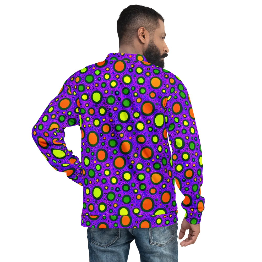 Luminous Bubbles on Bomber Jacket — Back