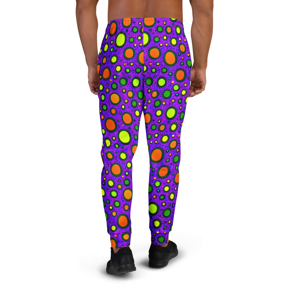 Luminous Bubbles on Men's Joggers — Back