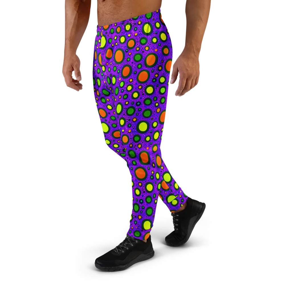 Luminous Bubbles on Men's Joggers — Left