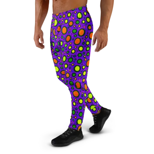 Luminous Bubbles on a Men's Joggers