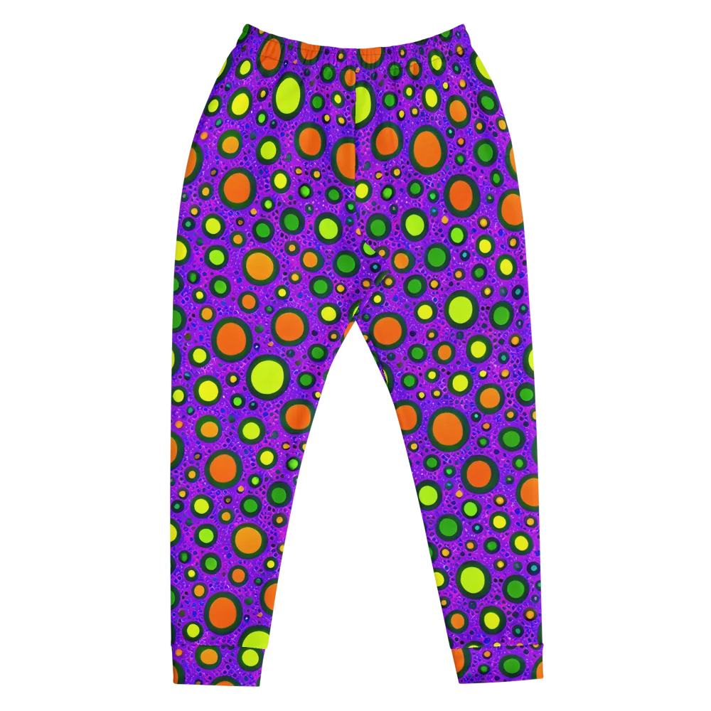Luminous Bubbles on Men's Joggers — Front