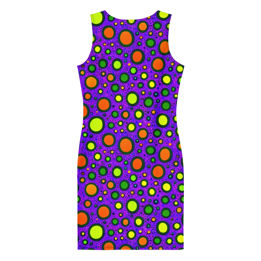 Luminous Bubbles on Bodycon Dress — Back