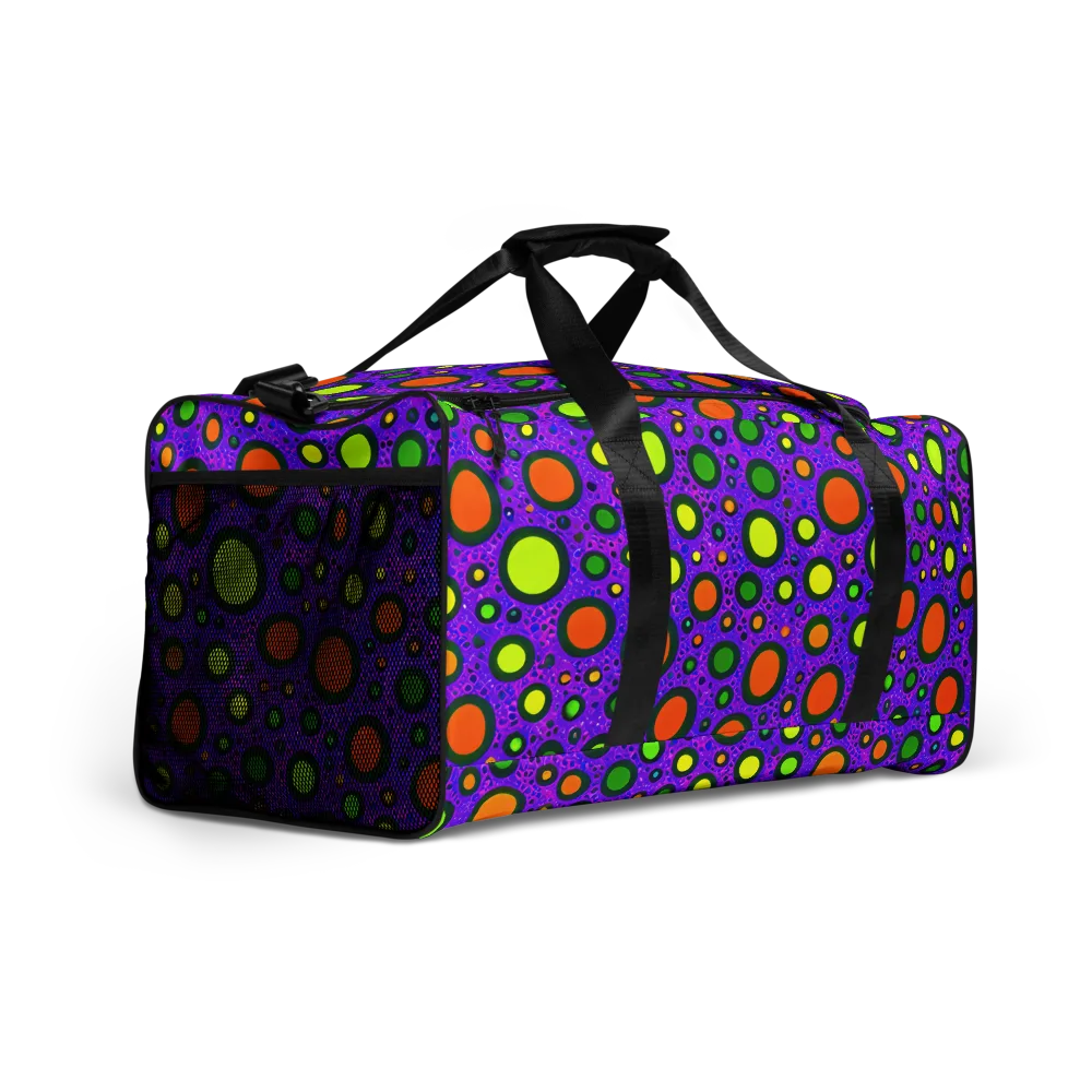 Luminous Bubbles on Duffle Bag — Right Front
