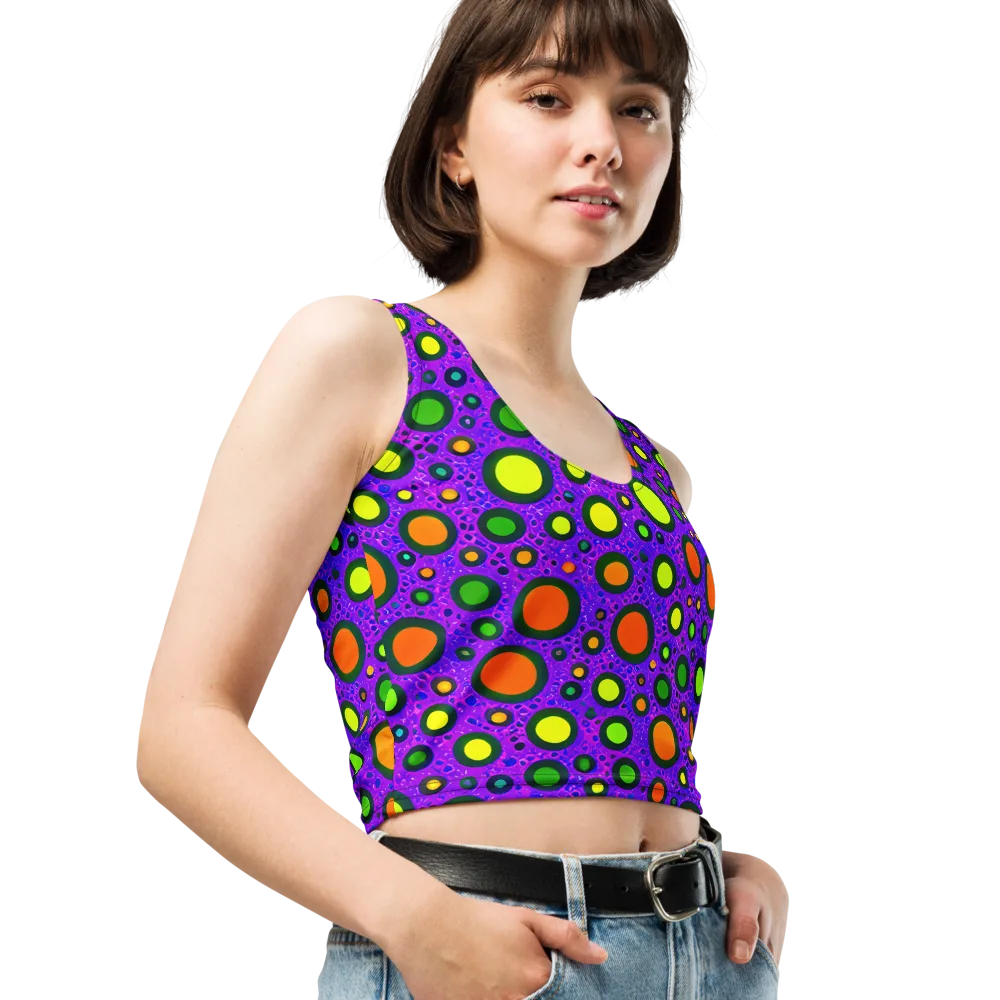 Luminous Bubbles on Crop Top — Right Front