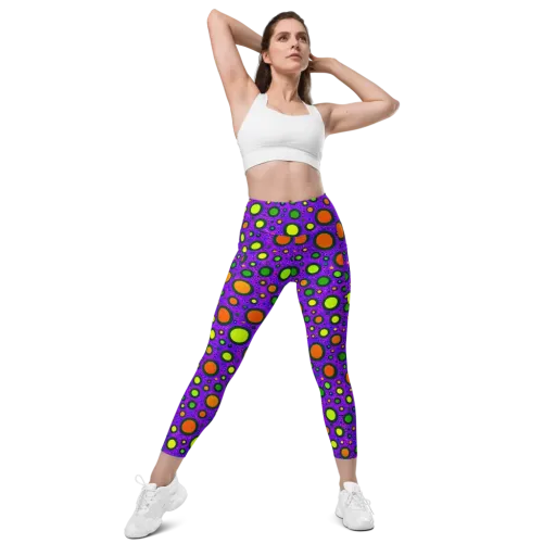Luminous Bubbles on a Leggings with Pockets