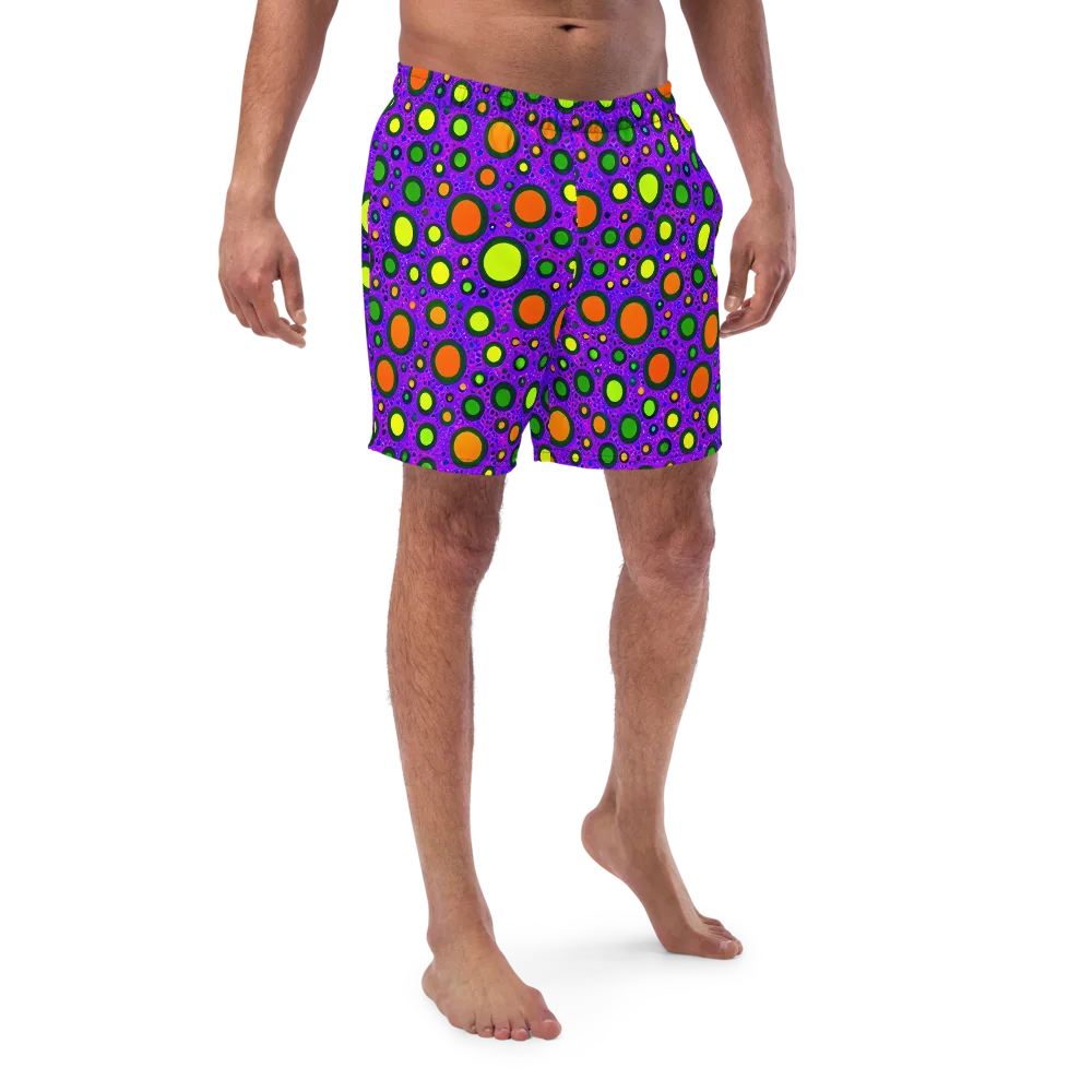 Luminous Bubbles on Swim Trunks — Front