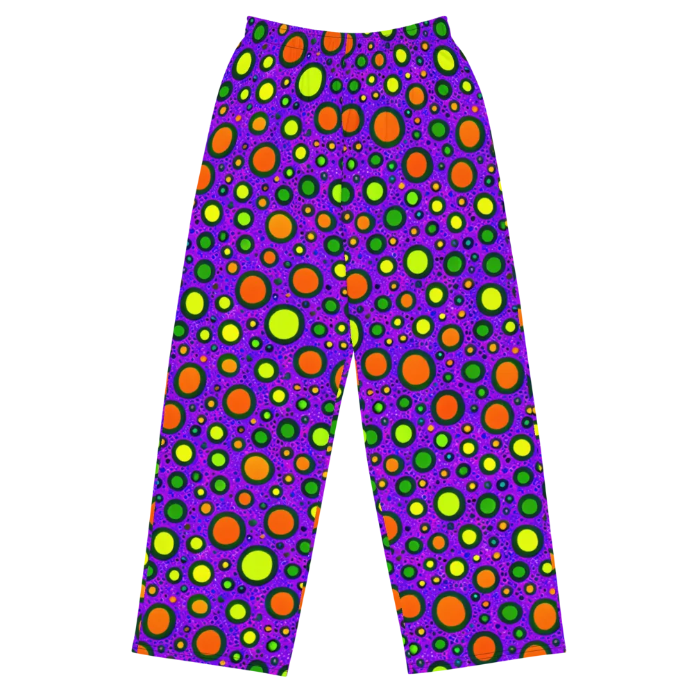 Luminous Bubbles on Wide-Leg Pants — Front