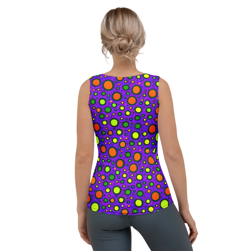 Luminous Bubbles on Women's Tank Top — Back