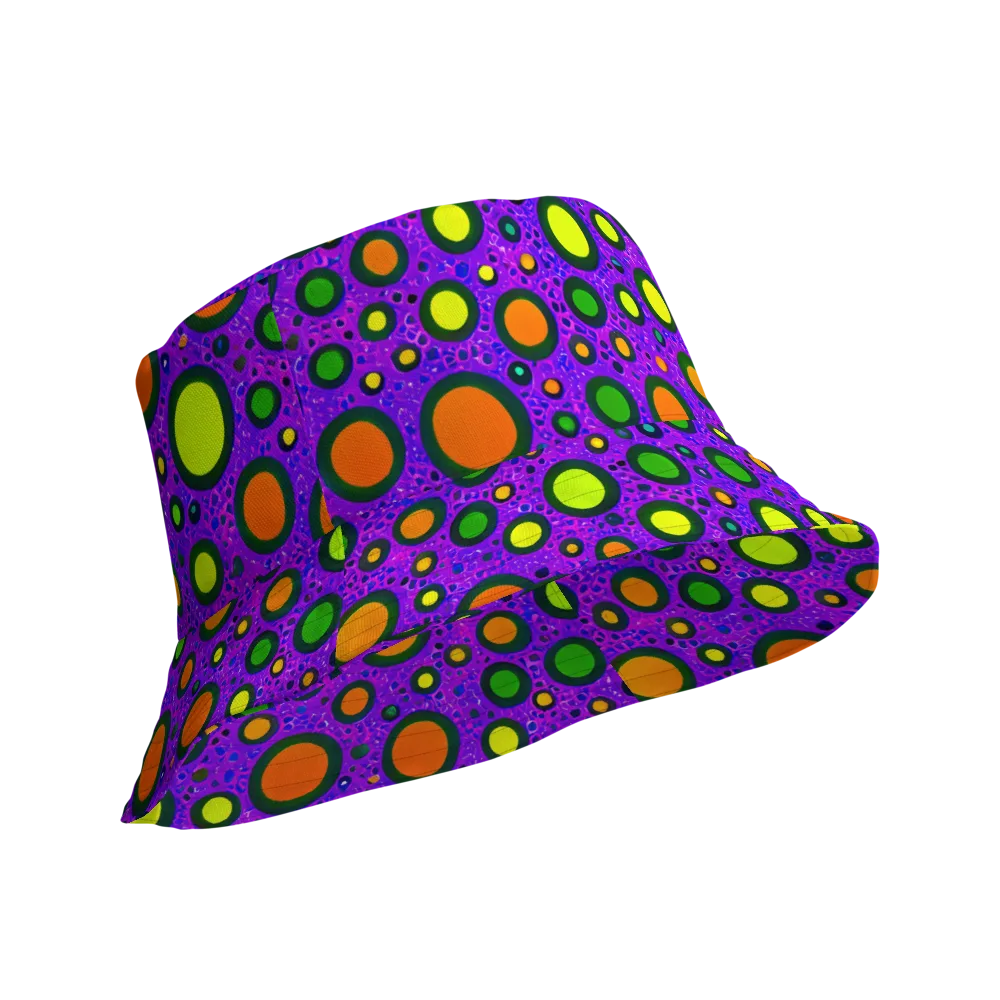 Luminous Bubbles on Reversible Bucket Hat — Product details Outside
