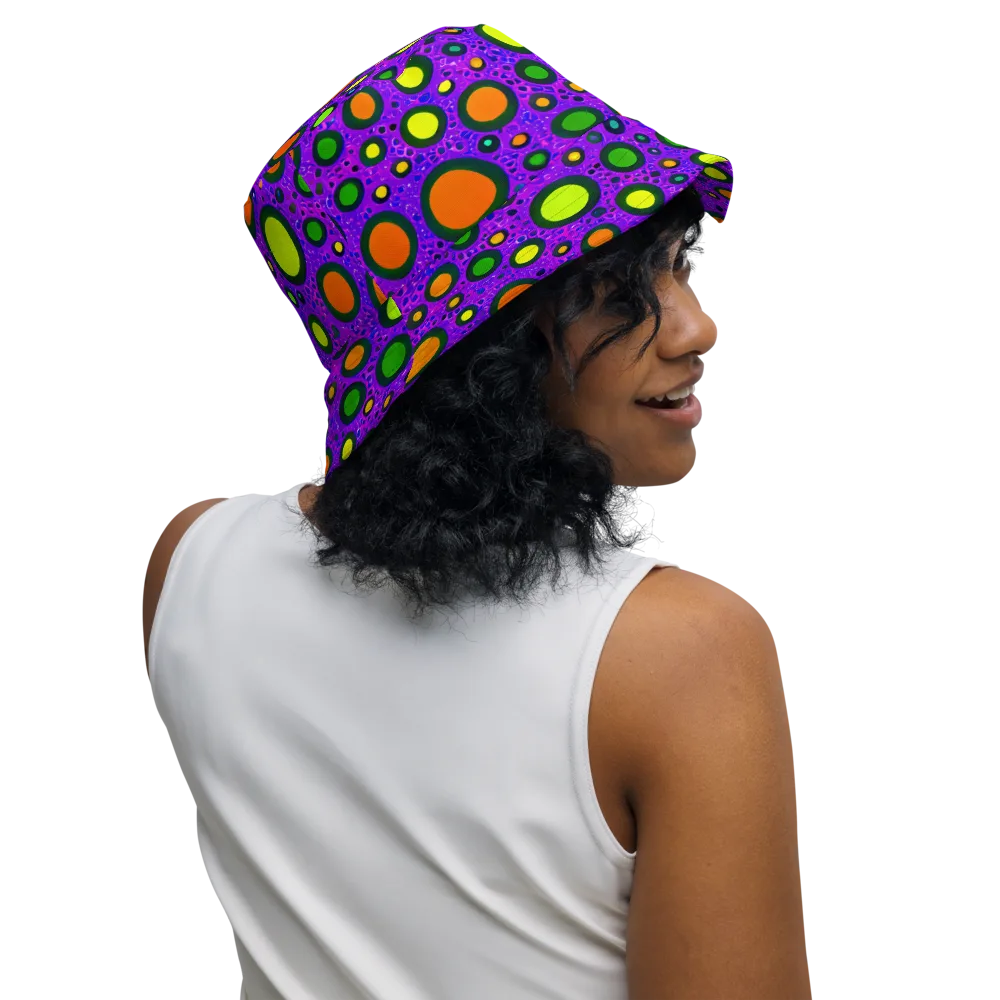 Luminous Bubbles on Reversible Bucket Hat — Right Outside