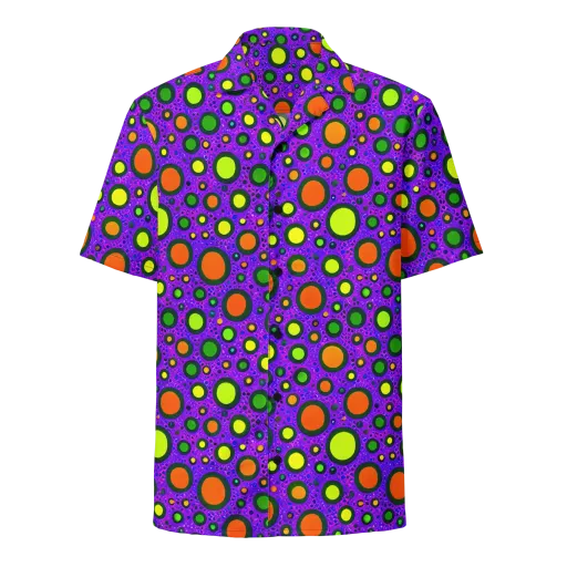 Luminous Bubbles on a Button Shirt