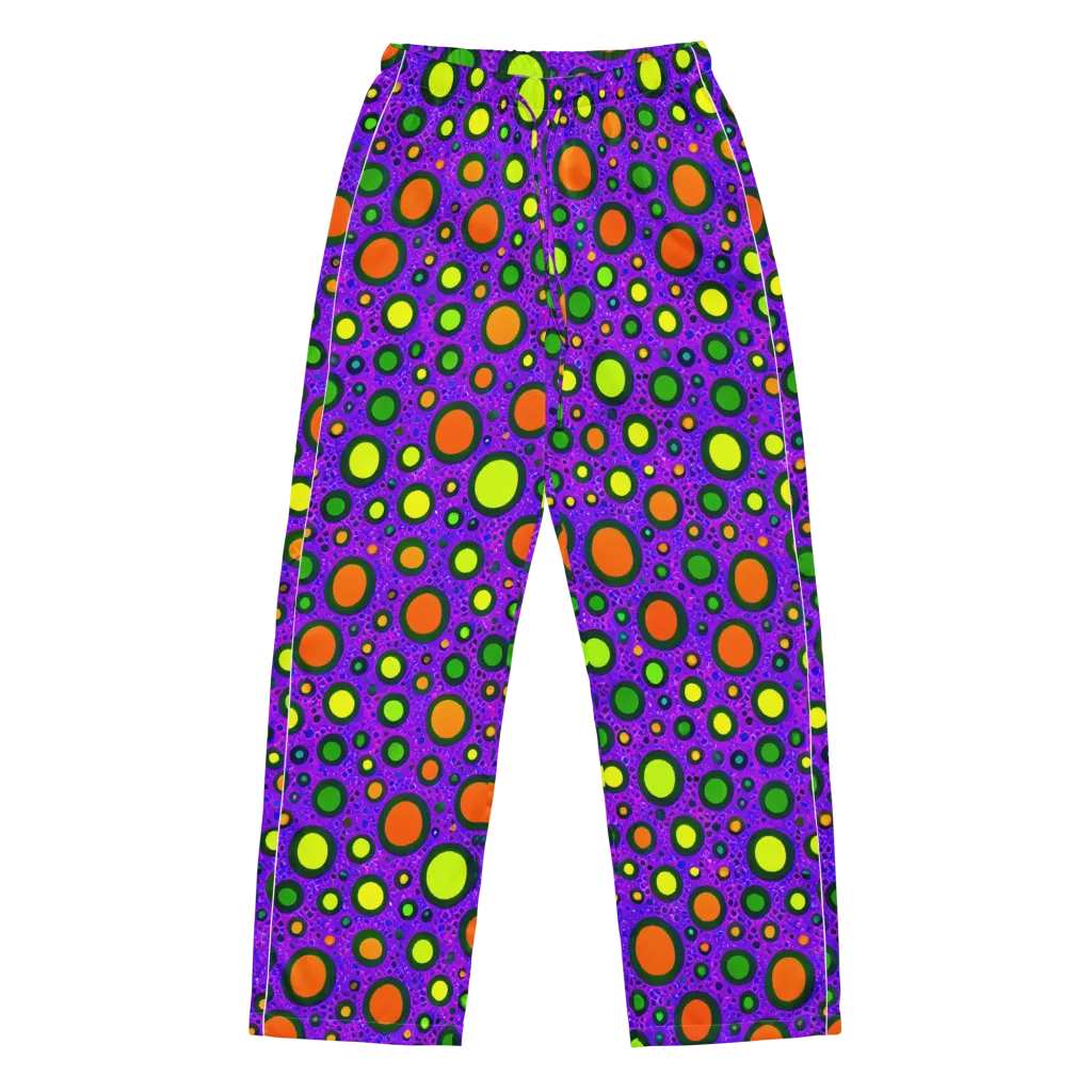 Luminous Bubbles on Women's Pajama Pants — Front
