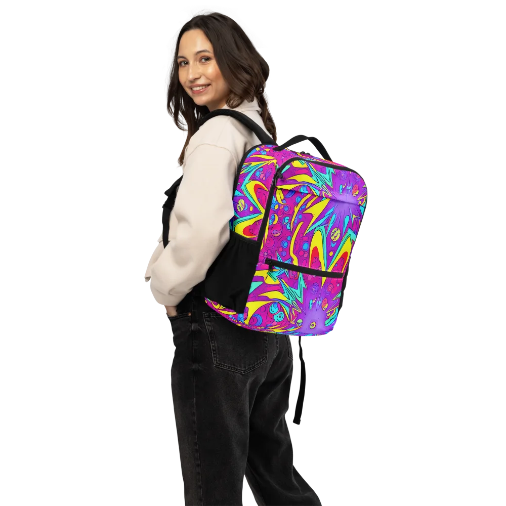 Nebula Radiance on Utility Backpack — Back