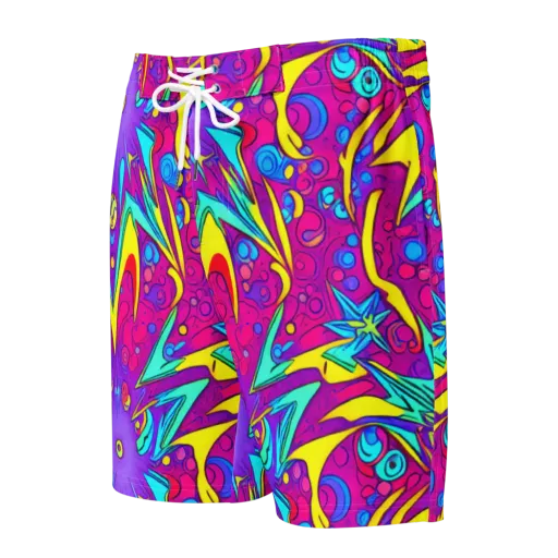 Nebula Radiance on a Men's Board Shorts