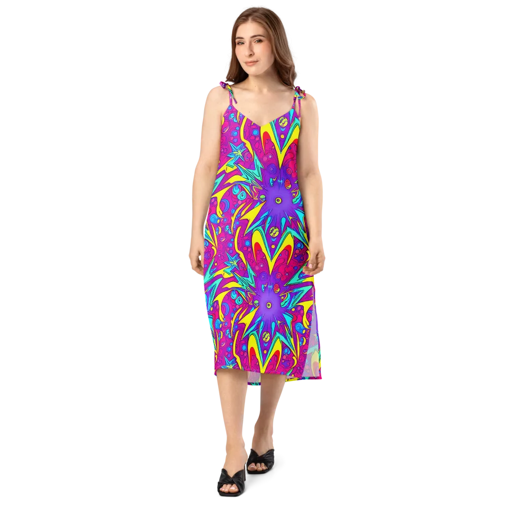 Nebula Radiance on Slip Dress — Front