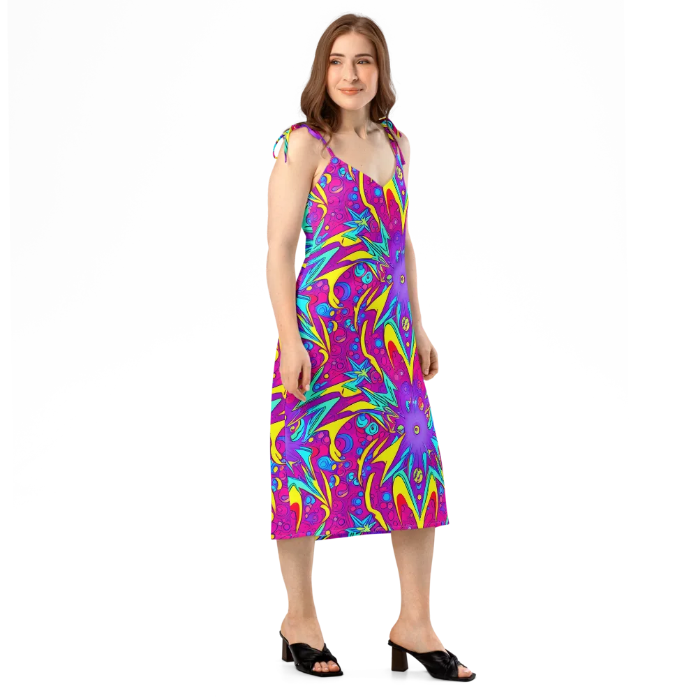 Nebula Radiance on Slip Dress — Right Front