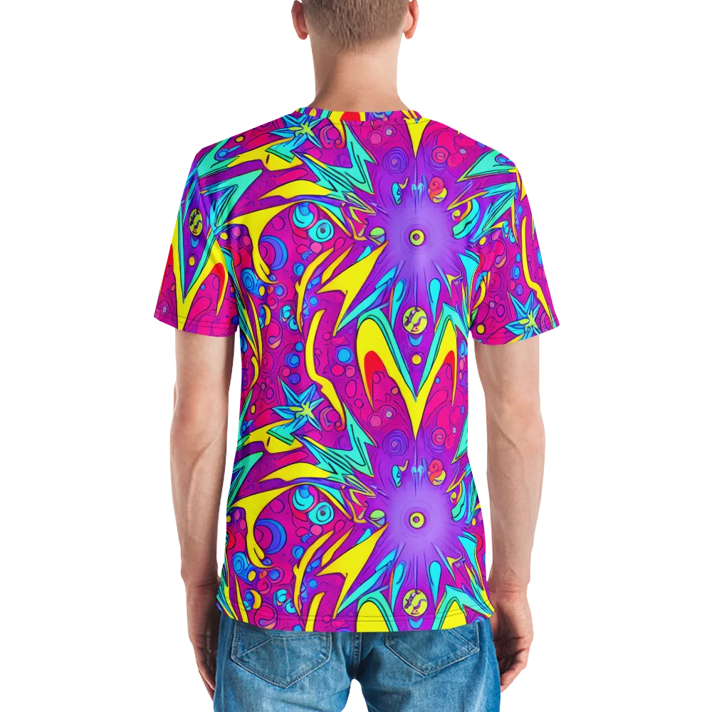 Nebula Radiance on Men's Crew Neck T-Shirt — Back