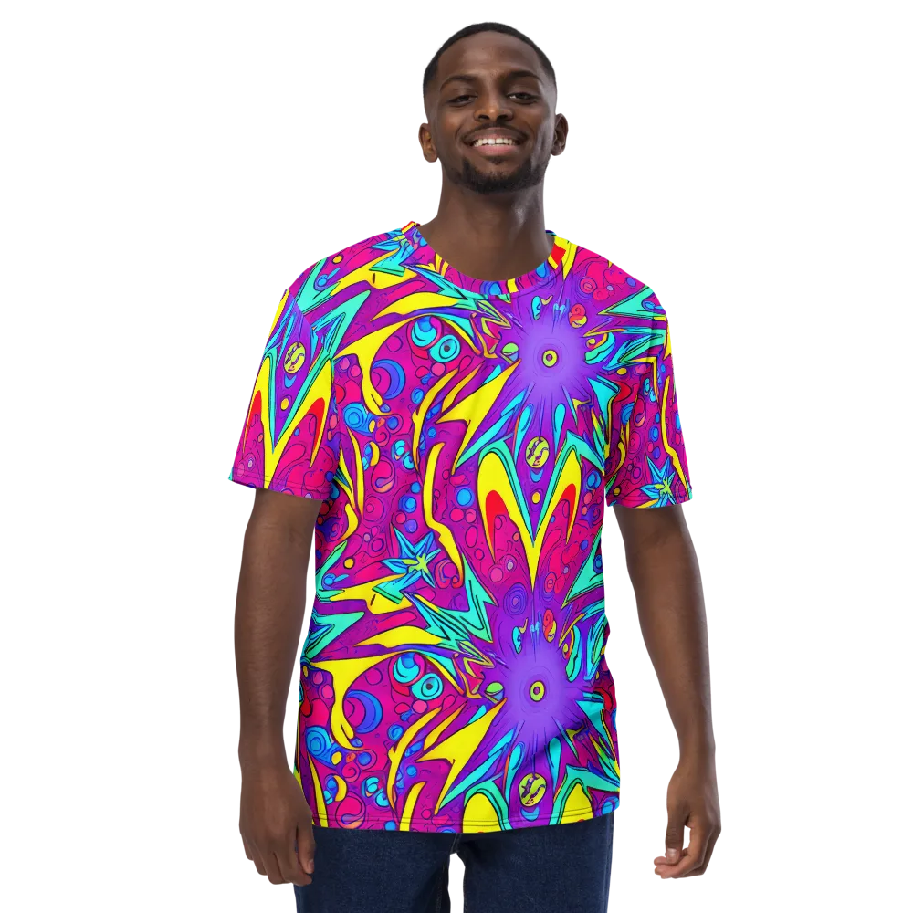 Nebula Radiance on Men's Crew Neck T-Shirt — Front