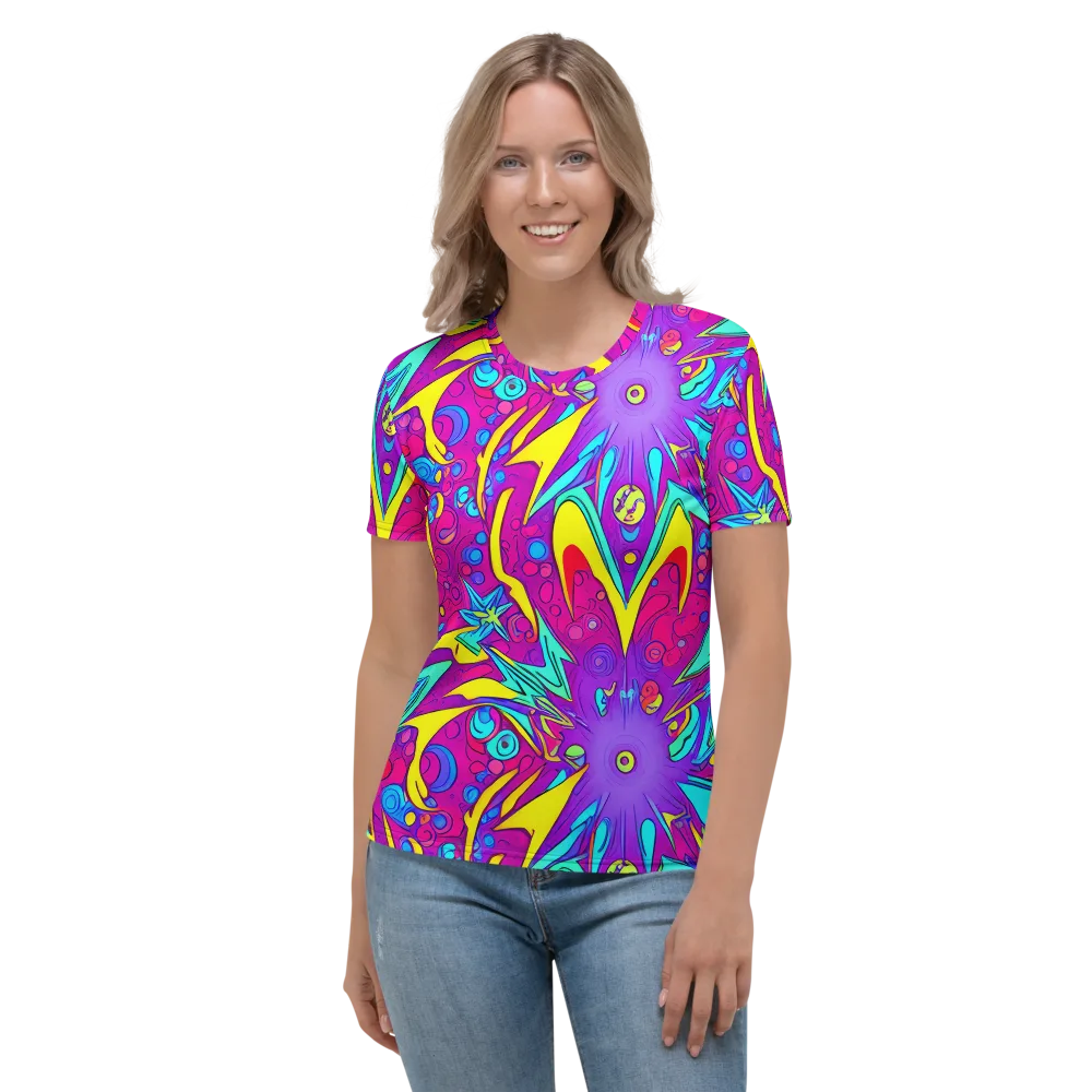 Nebula Radiance on Women's Crew Neck T-Shirt — Front
