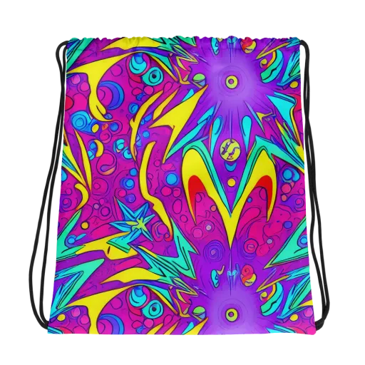 Nebula Radiance on a Drawstring Bag